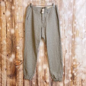 $198 Rag & Bone | Grey Twill Cotton Jogger Pajama Pant 26